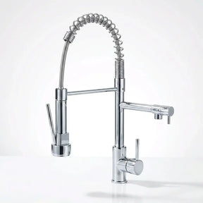 Torneira Gourmet Aveline cromada monocomando com bica flexível e extensível