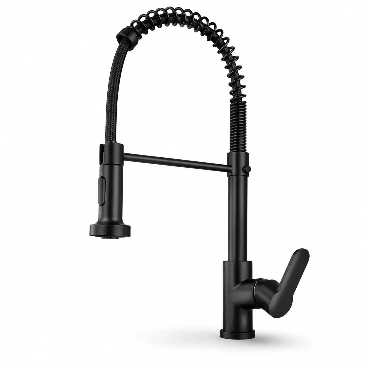 Torneira Gourmet Ravelli Milano preta com ducha extensível para cozinha