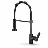 Torneira Gourmet Ravelli Milano preta com ducha extensível para cozinha