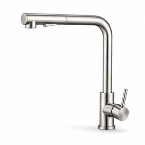Torneira Gourmet Ravelli Savelle em inox com ducha Pull-Out